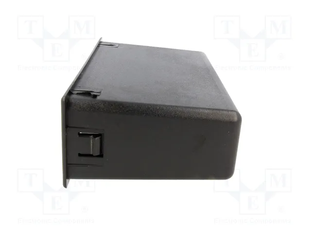 PER.PIC. Caseta de radio 2 ISO negro 58x188mm