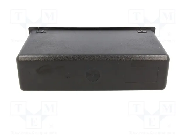 PER.PIC. Caseta de radio 2 ISO negro 58x188mm