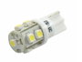 M-Tech L018 W - W5 W 9XSmd3528 Blanco LED Bombilla para Luces de Posición, Intermitentes, Interior, Matrícula y Panel de Instrumentos