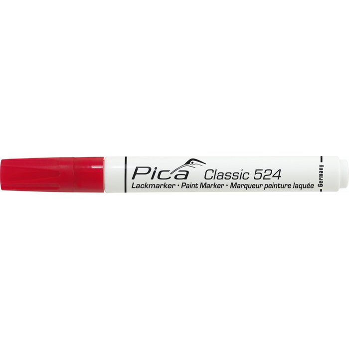 Pica Marcador Permanente Classic Rojo punta de bala 2-4 mm