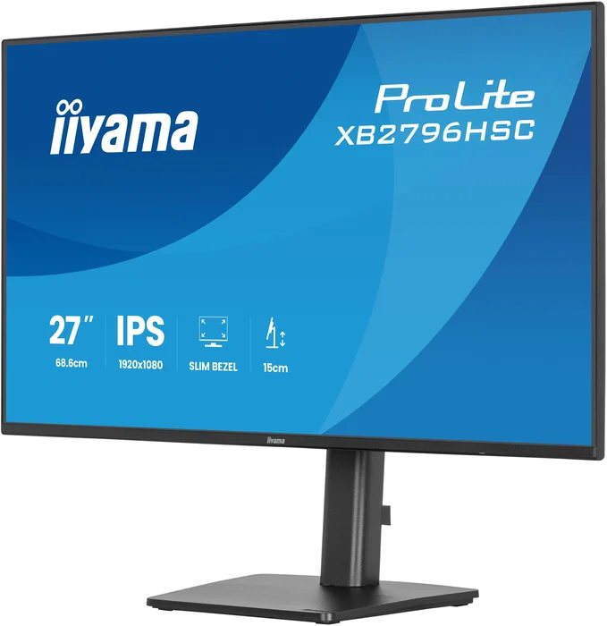 Iiyama ProLite XB2796HSC-B1 Monitor Gaming 27" IPS Full HD 144Hz, 3ms, USB-C 65W con HUB USB, Negro, Panel Mate, VESA