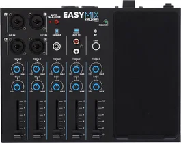 ALGAMAUDIO EASYMIX Mezclador de 5 canales con Bluetooth y Talkover