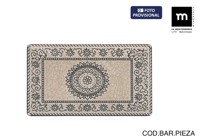 La Mediterranea Fuente Rectangular Sole Elite Brillo 25x15cm La Mediterranea Fuente Rectangular Sole Elite Brillo 25x15cm