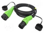 Qoltec Cable EV Tipo 2 de 5m, 11kW, 16A