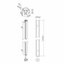 Vogel's PUC 2415 CONNECT-IT POLE 150CM SILVER SILVER (PUC2415S)