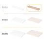 Emuca Tablero para baldas de estante, 600x200mm, espesor 30mm, Madera, Efecto roble