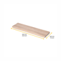 Emuca Tablero para baldas de estante, 600x200mm, espesor 30mm, Madera, Efecto roble