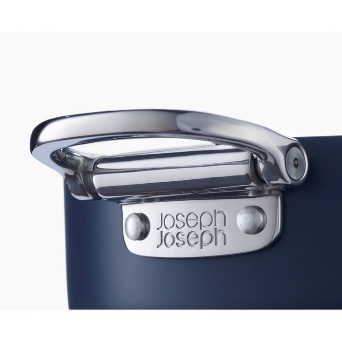Joseph Joseph Space Fold Set de 2 sartenes azules con mangos plegables Joseph Joseph Space Fold Set de 2 sartenes azules con mangos plegables