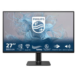 Philips 27E2N2500/00 Monitor de 68,58 cm (27 Pulgadas) Quad HD (2560x1440), 120Hz, IPS, HDMI, DP, USB
