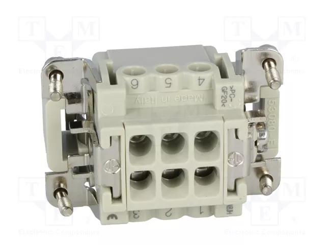 ILME Conector HDC CNE Macho 6 PIN 16A 500V