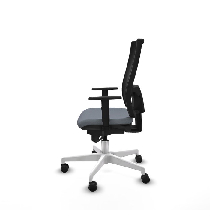 PIQUERAS Y CRESPO Silla de oficina Horna con mecanismo Sincro, Gris y Negro PIQUERAS Y CRESPO Silla de oficina Horna con mecanismo Sincro, Gris y Negro