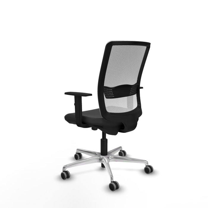 PIQUERAS Y CRESPO Silla de oficina Haches Gris oscuro y Blanco