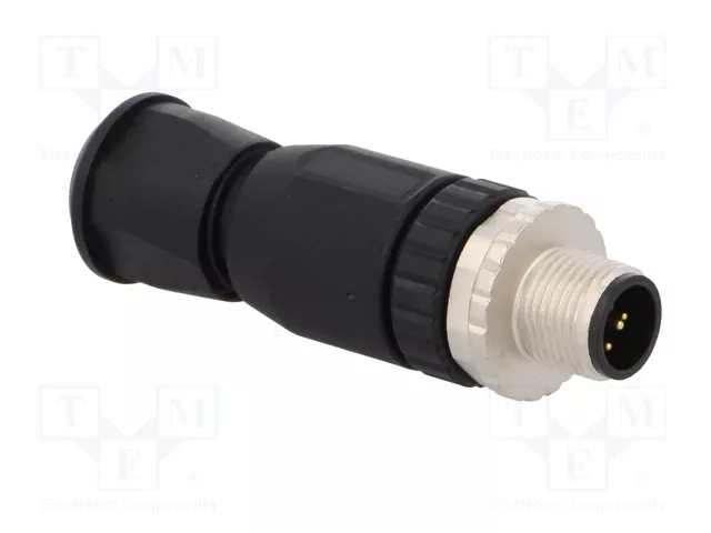 HARTING Conector M12 macho de 5 pines, recto, IP67