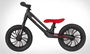 Ociotrends Bicicleta sin pedales Racer Bike Negro, Chasis de Magnesium, Ruedas de Aire 12", Asiento Rojo