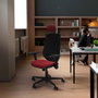 PIQUERAS Y CRESPO Silla de oficina Mardos con mecanismo Sincro, Turquesa y Negro