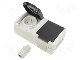 ELEKTRO-PLAST NASIELSK Tomacorriente de alimentación AC 16A 250V IP55
