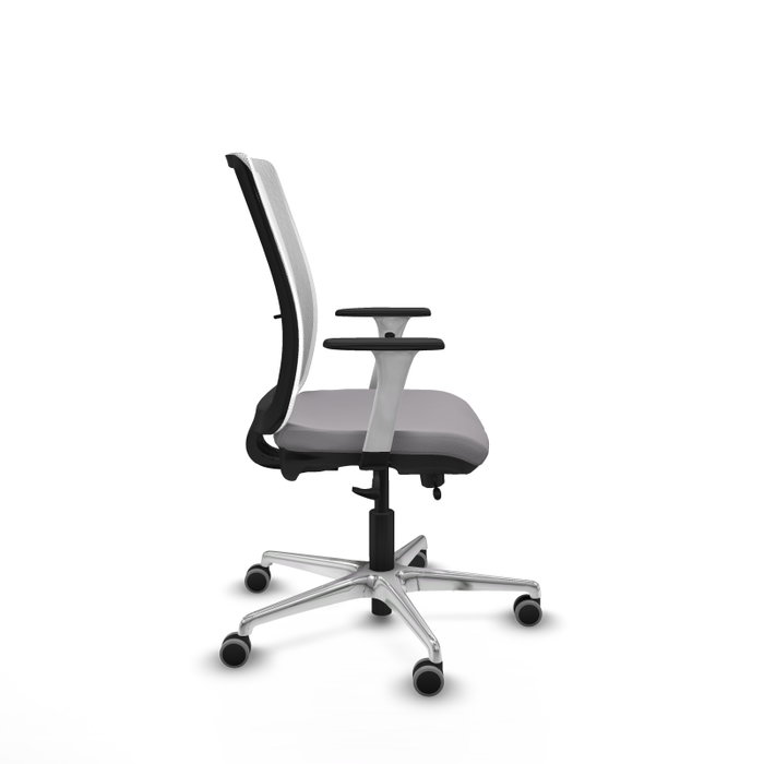 PIQUERAS Y CRESPO Silla de oficina Haches Gris y Blanco