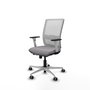PIQUERAS Y CRESPO Silla de oficina Haches Gris y Blanco