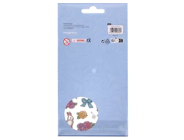 Imaginovo Pegatinas Flores y Conejos Papel 190x104 mm Blister Imaginovo Pegatinas Flores y Conejos Papel 190x104 mm Blister