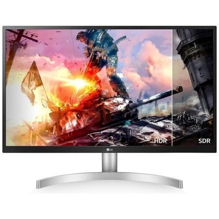 Monitor Gaming Polivalente LG 27UL500-W 27"/ 4K/ 5ms/ 60Hz/ IPS/ Plata y Blanco Monitor Gaming Polivalente LG 27UL500-W 27"/ 4K/ 5ms/ 60Hz/ IPS/ Plata y Blanco