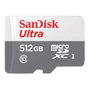 SanDisk Ultra 512 GB MicroSDXC UHS-I Clase 10 Blanco/Gris