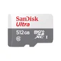 SanDisk Tarjeta de Memoria Flash Ultra MicroSDXC 512GB, Clase 10 UHS-I, Velocidad 100 MB/s, Blanco Gris
