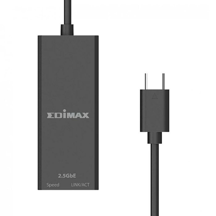 Edimax Adaptador Ethernet USB-C a 2.5G Gigabit, USB 3.0, RJ45, hasta 2.5 Gbps, 100M/1Gbps/2.5Gbps Edimax Adaptador Ethernet USB-C a 2.5G Gigabit, USB 3.0, RJ45, hasta 2.5 Gbps, 100M/1Gbps/2.5Gbps