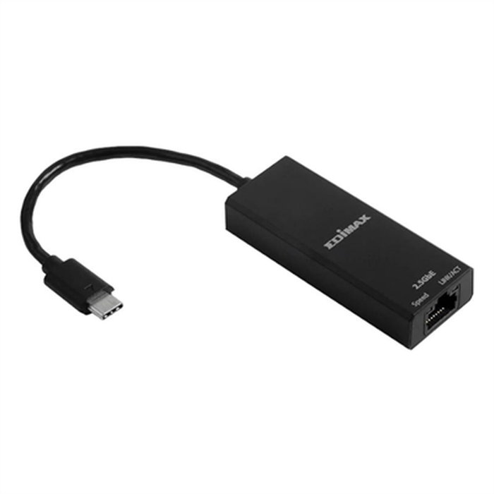 Edimax Adaptador Ethernet USB-C a 2.5G Gigabit, USB 3.0, RJ45, hasta 2.5 Gbps, 100M/1Gbps/2.5Gbps Edimax Adaptador Ethernet USB-C a 2.5G Gigabit, USB 3.0, RJ45, hasta 2.5 Gbps, 100M/1Gbps/2.5Gbps
