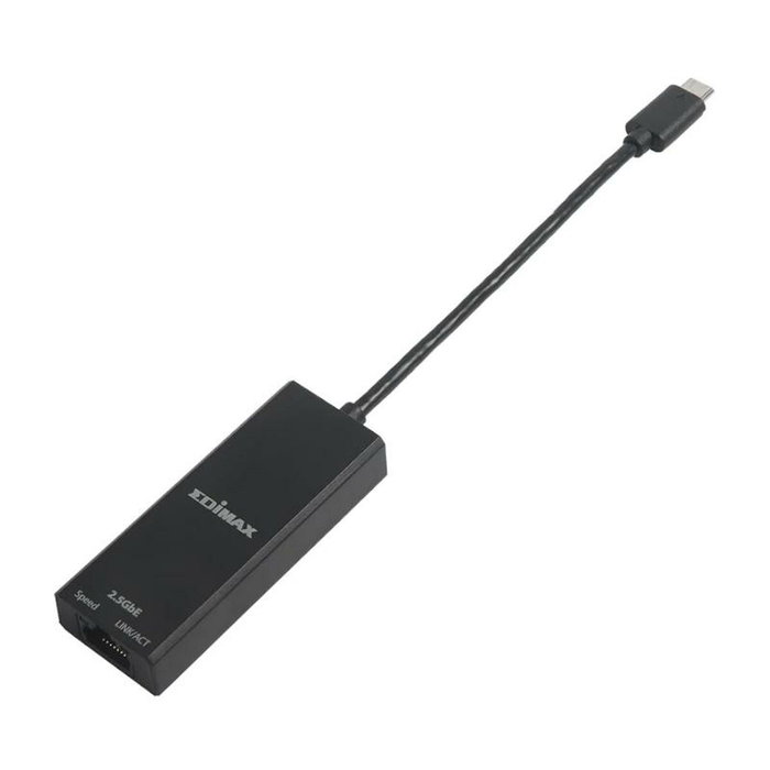 Edimax Adaptador Ethernet USB-C a 2.5G Gigabit, USB 3.0, RJ45, hasta 2.5 Gbps, 100M/1Gbps/2.5Gbps Edimax Adaptador Ethernet USB-C a 2.5G Gigabit, USB 3.0, RJ45, hasta 2.5 Gbps, 100M/1Gbps/2.5Gbps