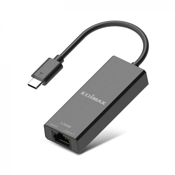 Edimax Adaptador Ethernet USB-C a 2.5G Gigabit, USB 3.0, RJ45, hasta 2.5 Gbps, 100M/1Gbps/2.5Gbps Edimax Adaptador Ethernet USB-C a 2.5G Gigabit, USB 3.0, RJ45, hasta 2.5 Gbps, 100M/1Gbps/2.5Gbps