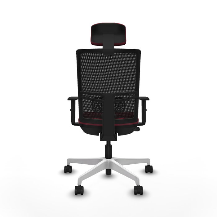 PIQUERAS Y CRESPO Silla de oficina Yunquera con mecanismo Sincro/Traslack, Granate y Negro PIQUERAS Y CRESPO Silla de oficina Yunquera con mecanismo Sincro/Traslack, Granate y Negro
