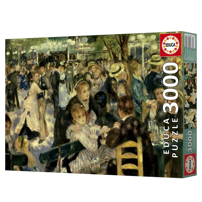 Educa EDU1747456867169 Puzzle Baile en el Moulin De La Galette 3000 Piezas 120 x 85 cm
