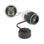 DeLOCK Conector de cable RJ45 hembra a Cat.6A LSA con tapa protectora impermeable