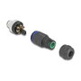 DeLOCK Conector M12 Codificado A 8 Pin Macho con Montaje de Tornillo