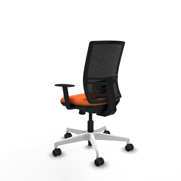 PIQUERAS Y CRESPO Silla de oficina Yunquera Naranja y Negro PIQUERAS Y CRESPO Silla de oficina Yunquera Naranja y Negro