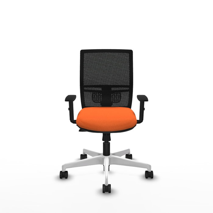 PIQUERAS Y CRESPO Silla de oficina Yunquera Naranja y Negro PIQUERAS Y CRESPO Silla de oficina Yunquera Naranja y Negro