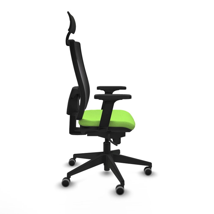 PIQUERAS Y CRESPO Silla de oficina Horna con mecanismo Sincro, Pistacho y Negro PIQUERAS Y CRESPO Silla de oficina Horna con mecanismo Sincro, Pistacho y Negro