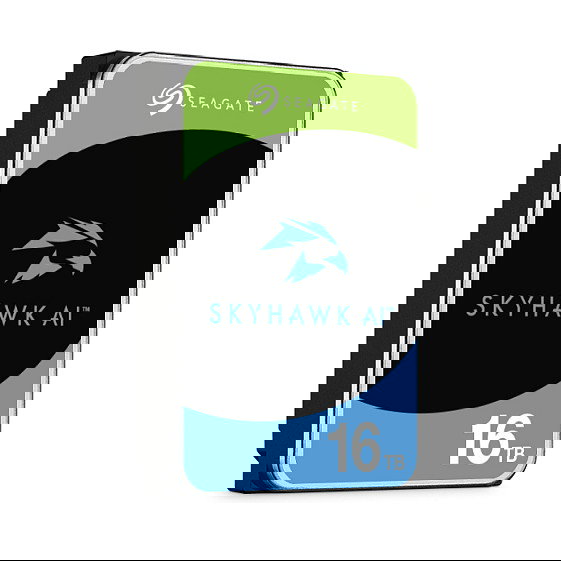 Seagate SkyHawk AI 16TB HDD SATA 6Gb/s 512MB Cache 3.5inch CMR Helium Video Vigilancia Optimizada