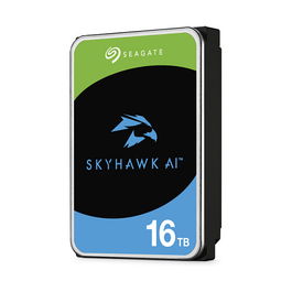 Seagate SkyHawk AI 16TB HDD SATA 6Gb/s 512MB Cache 3.5inch CMR Helium Video Vigilancia Optimizada