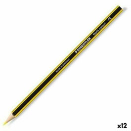 Staedtler Noris Colour Lápices de Colores WOPEX Ecológicos Amarillo Claro (Set de 12)