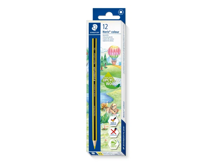 Staedtler Noris Colour Lápices de Colores Ecológicos Amarillo Claro (Set de 12)