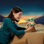 Hasbro Galactic Snackin Grogu Figura Interactiva Baby Yoda The Child Mandalorian Star Wars 23cm Sonidos y Movimientos +4 Años