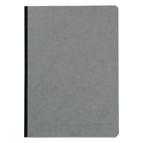Cuaderno Clairefontaine Age Bag Cosido A5 Liso 96H Gris (Set de 5)