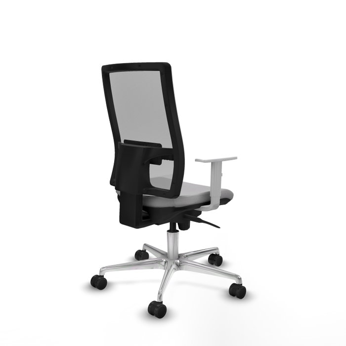 PIQUERAS Y CRESPO Silla de oficina Horna con mecanismo Sincro, Gris PIQUERAS Y CRESPO Silla de oficina Horna con mecanismo Sincro, Gris