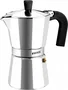 Monix Cafetera Italiana Manual M620003, 3 Tazas, Aluminio con Recubrimiento Antigrasa, Mango Ergonómico