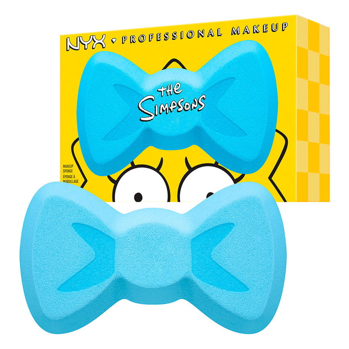 NYX Professional Makeup Edición Limitada The Simpsons - Esponja de Maquillaje Maggie Simpson, Difumina Base Líquida, Crema y Polvos - 1 Unidad