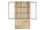 DKD Home Decor Vitrina Natural Mindi Cristal 100 x 40 x 185 cm