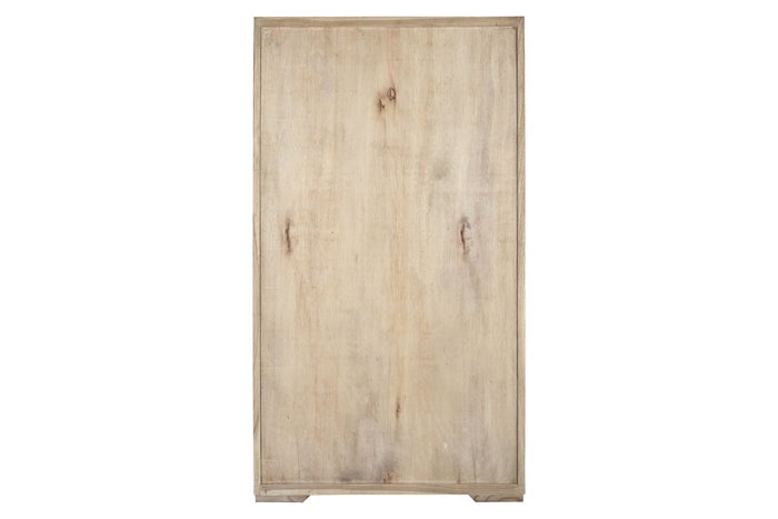 DKD Home Decor Vitrina Natural Mindi Cristal 100 x 40 x 185 cm