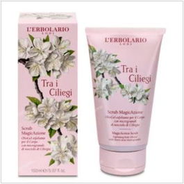 L'Erbolario Scrub Corporal Magica Acción Corporal Entre Cerezas Exfoliante con Microgránulos de Piedra de Cereza 150ml