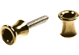 Dunlop Botón Correa Straplok "Original" Par - Dorado